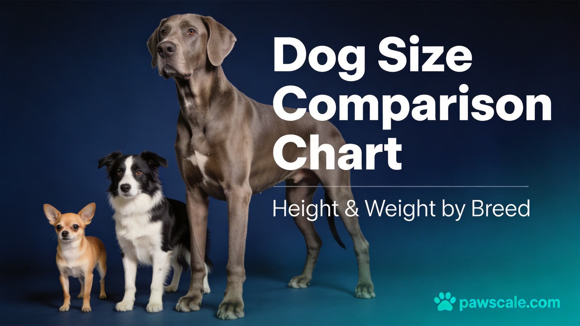 Dog Size Comparison Chart: Height & Weight by Breed