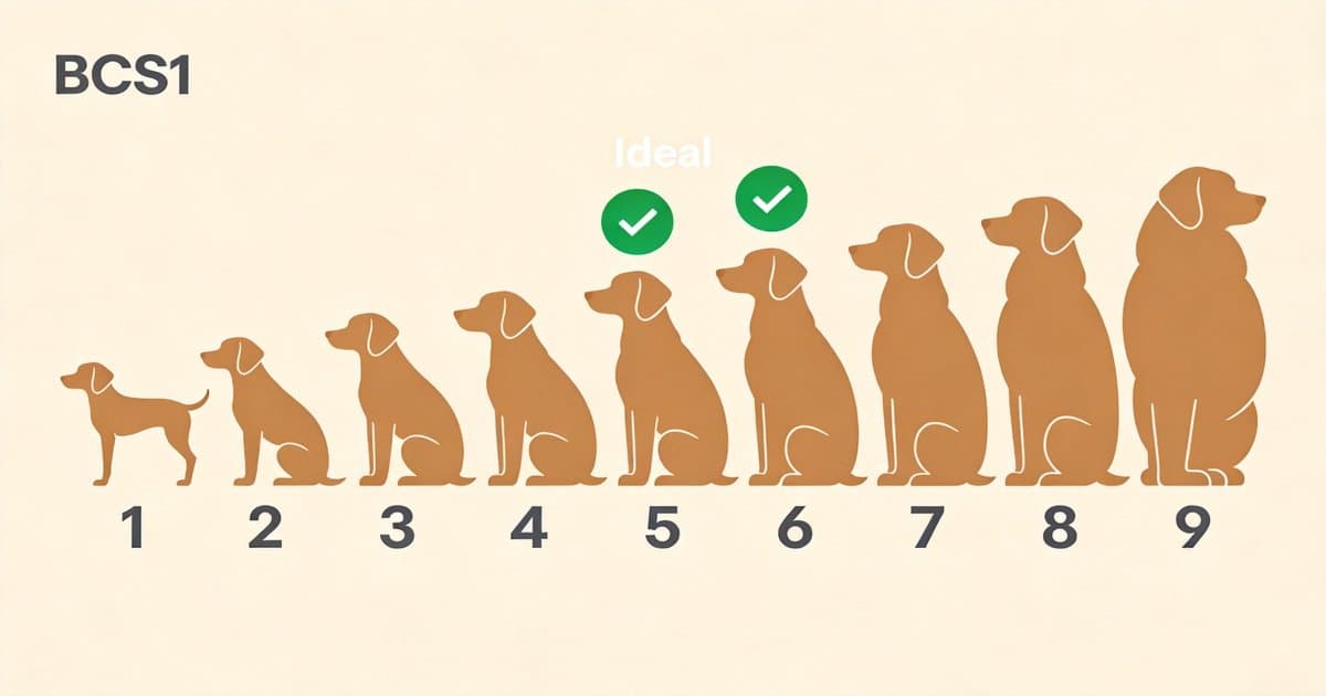 Dog Body Condition Score Chart: The Complete Visual Guide